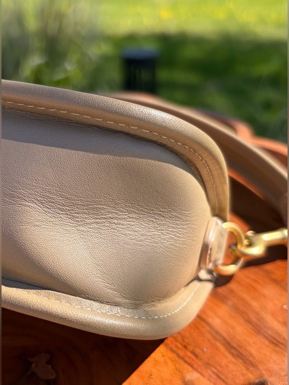 Coach Swinger 20 Limited Edition Taupe Glovetanned Leather EUC - Picture 11 of 16